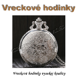 Vreckové hodinky - strieborno/zlaté FREEMASON 3D dizajn_product