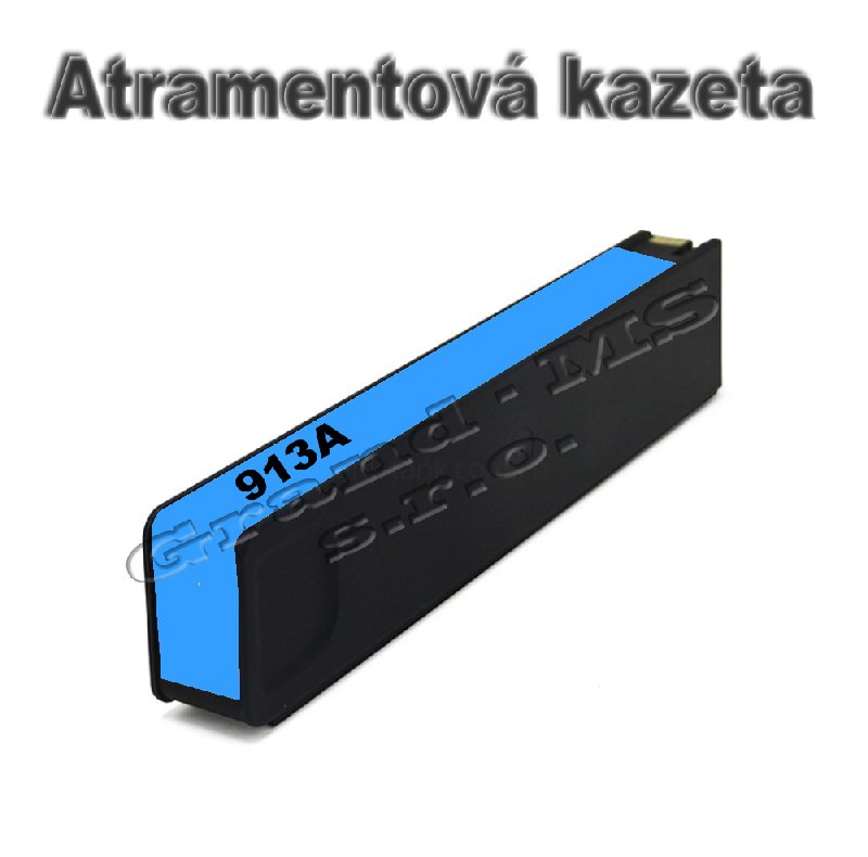 Atramentová kazeta kompatibilná s HP 913A Cyan (F6T77AE)