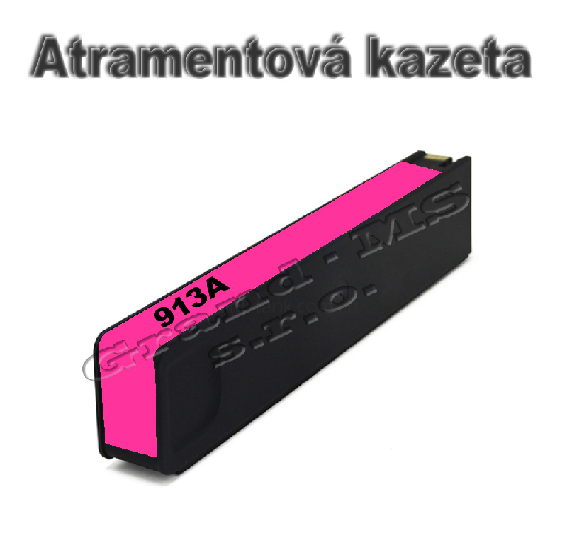 Atramentová kazeta kompatibilná s HP 913A Magenta (F6T78AE)