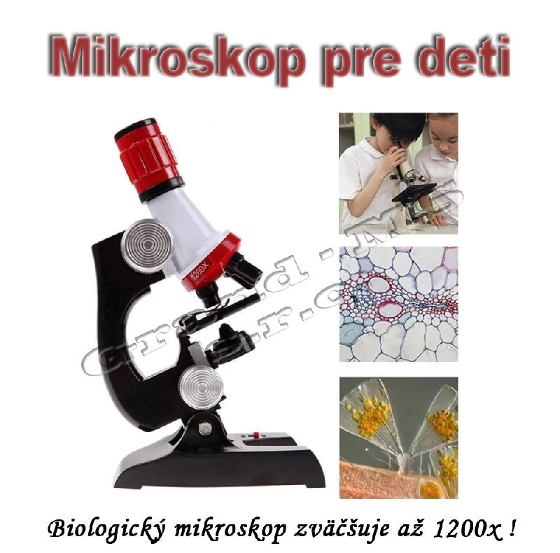 Bologický mikroskop pre deti s príslušenstvom - zväčšenie až 1200x _product_product