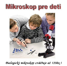 Bologický mikroskop pre deti s príslušenstvom - zväčšenie až 1200x _product