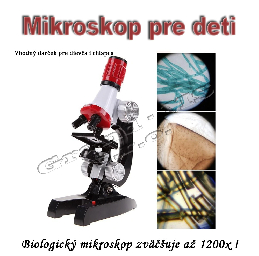 Bologický mikroskop pre deti s príslušenstvom - zväčšenie až 1200x _product_product_product