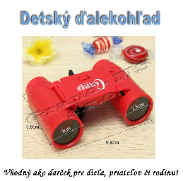 Detský ďalekohľad so šnúrkou na krk  2,5 x 26 zoom_product