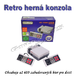 TV retro herná konzola COOLBABY so 600 hrami