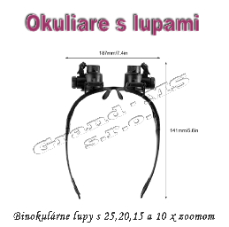 Binokulárne lupy na opravy s 10,15,20 a 25x zväčšením_product