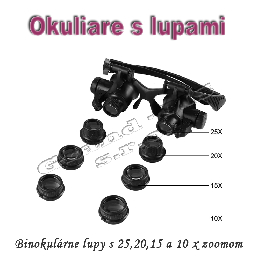 Binokulárne lupy na opravy s 10,15,20 a 25x zväčšením_product