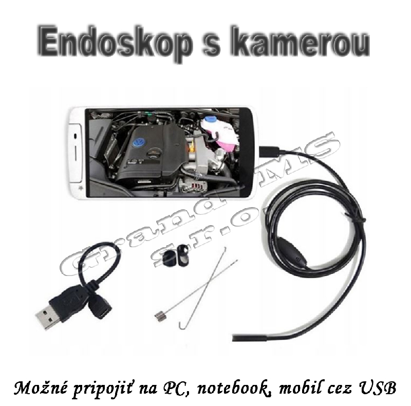 Endoskop s HD kamerou, 2 MPx, 640x480, 5.5mm, kábel 10m_product_product_product_product_product_product