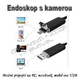 Endoskop s HD kamerou, 2 MPx, 640x480, 5.5mm, kábel 10m_product