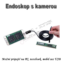 Endoskop s HD kamerou, 2 MPx, 640x480, 5.5mm, kábel 10m_product