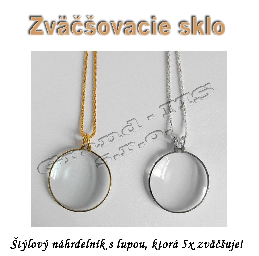 Náhrdelník zväčšovacia lupa ANENG - 5x, priemer 42 mm_product