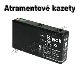 Atramentová kazeta kompatibilná s Epson T7901 / T7911, 79XL (C13T79014010) Black