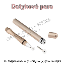 Dotykové pero s tenkým hrotom 2 v 1 WK1009  - strieborné_product