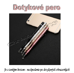 Dotykové pero s tenkým hrotom 2 v 1 WK1009  - strieborné_product