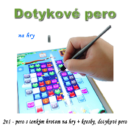 Dotykové pero s tenkým hrotom 2 v 1 WK1009  - čierne_product_product