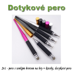 Dotykové pero s tenkým hrotom 2 v 1 WK1009  - čierne_product_product