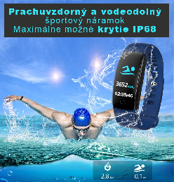 Športové  hodinky F64HP IP67 vodotesné červené_product