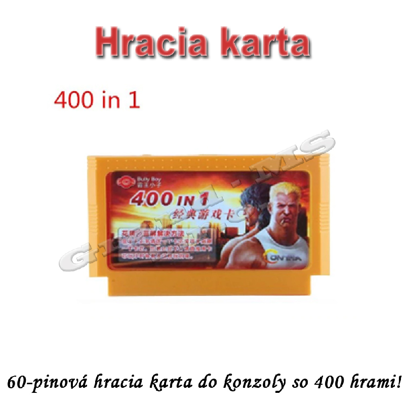 Hracia karta do konzoly so 400 hrami