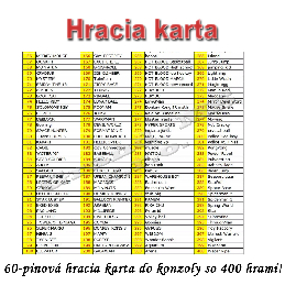 Hracia karta do konzoly so 400 hrami_product