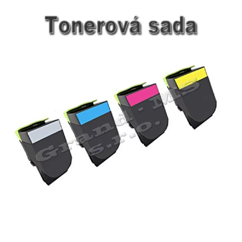 Sada tonerových kaziet kompatibilných s Lexmark 71B0010, 71B0020, 71B0030, 71B0040 CMYK