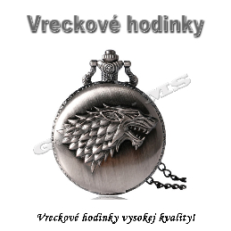 Vreckové hodinky - retro bronzový GOT STARK 2 3D dizajn_product