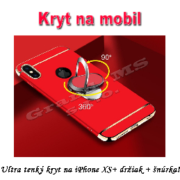 Ultra tenký kryt na mobil iPhone Xs + magnetický držiak + šnúrka A_product