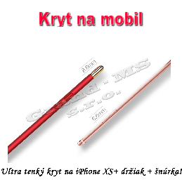 Ultra tenký kryt na mobil iPhone Xs + magnetický držiak + šnúrka A_product