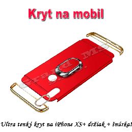 Ultra tenký kryt na mobil iPhone Xs + magnetický držiak + šnúrka A_product