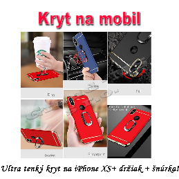 Ultra tenký kryt na mobil iPhone Xs + magnetický držiak + šnúrka A_product