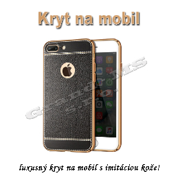 Luxusný kryt na mobil iPhone Xs a X  svetlohnedý_product