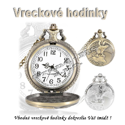 Vreckové hodinky - retro bronzový OROL1 3D dizajn_product