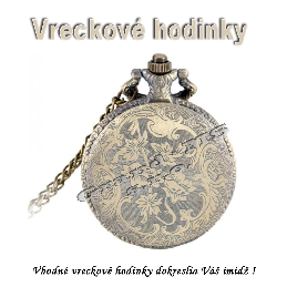 Vreckové hodinky - retro bronzový OROL1 3D dizajn_product