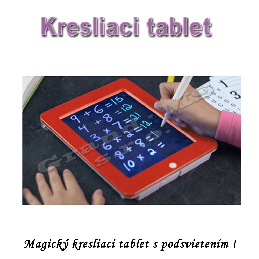 Magický kresliaci tablet pre deti s podsvietením_product