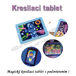 Magický kresliaci tablet pre deti s podsvietením_product