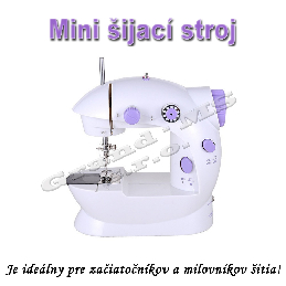 Mini šijací stroj NEEDLE pre deti a začiatočníkov