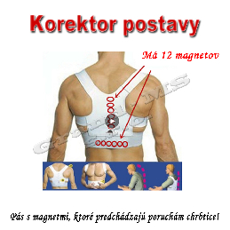 Magnetický korektor dr. Levina - pás s 12-timi magnetmi_product