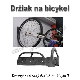 Nástenný kovový držiak na bicykel