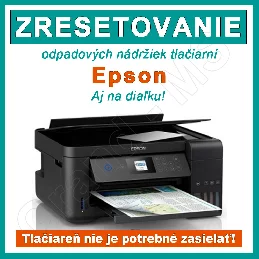 Restovanie počítadla odpadovej nádoby v atramentovej tlačiarni Canon