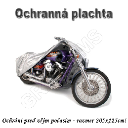 Ochranná plachta na skúter alebo motorku, 205 x 125cm