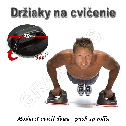 Držiaky na posilňovanie otočné - Podpera na cvičenie PUSH UP PRO_product