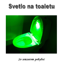 Nočné svetlo  pre toaletu BOWL BRITE - so snímačom pohybu _product