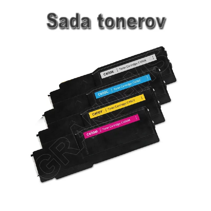 Sada tonerových kompatibilných kaziet s Xerox C400 / C405 (106R03520, 106R03521, 106R03522, 106R03523)