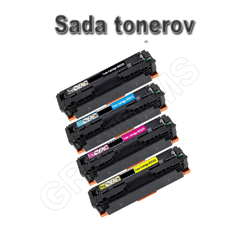 Sada tonerových kazet kompatibilná s HP W2030X / W2031X / W2032X / W2033X CMYK