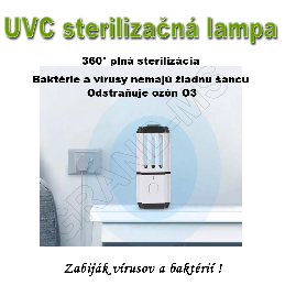 Prenosná sterilizačná-germicídna mini UVC lampa COD1 -  ZABIJÁK VÍRUSOV A BAKTÉRIÍ_product