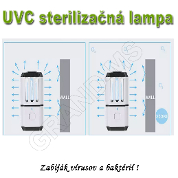 Prenosná sterilizačná-germicídna mini UVC lampa COD1 -  ZABIJÁK VÍRUSOV A BAKTÉRIÍ_product