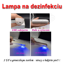 Prenosná sterilizačná-germicídna mini UVC lampa COD2 -  ZABIJÁK VÍRUSOV A BAKTÉRIÍ_product