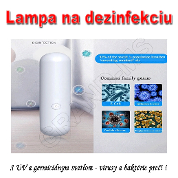 Prenosná sterilizačná-germicídna mini UVC lampa COD2 -  ZABIJÁK VÍRUSOV A BAKTÉRIÍ_product