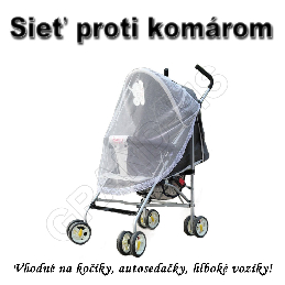 Univerzálna ochranná sieť proti komárom s elastickým pásom