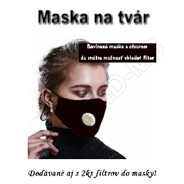 Maska na tvár s filtrom K03