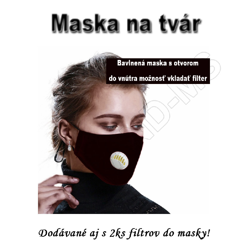 Maska na tvár s filtrom K03