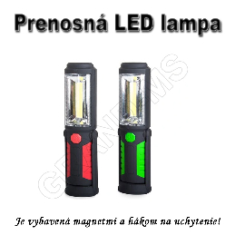 Prenosná LED lampa 3W s magnetmi a hákom_product